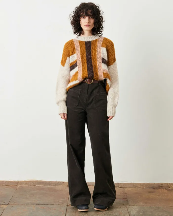 Sessn Womens Jumpers Woolen Sandmapple