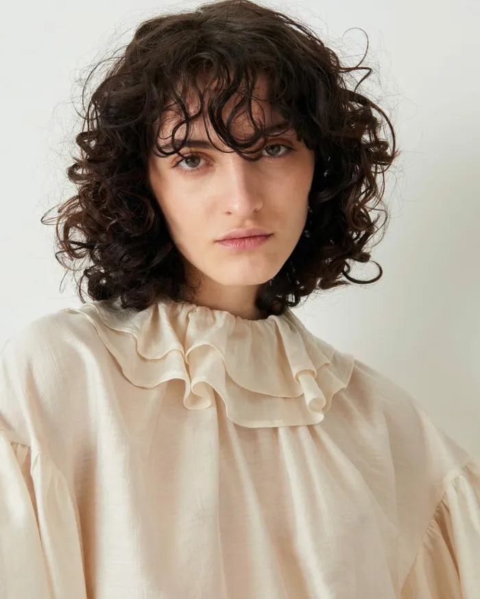 Sessn Womens Shirts And Blouses Bloem Antic White For Sale