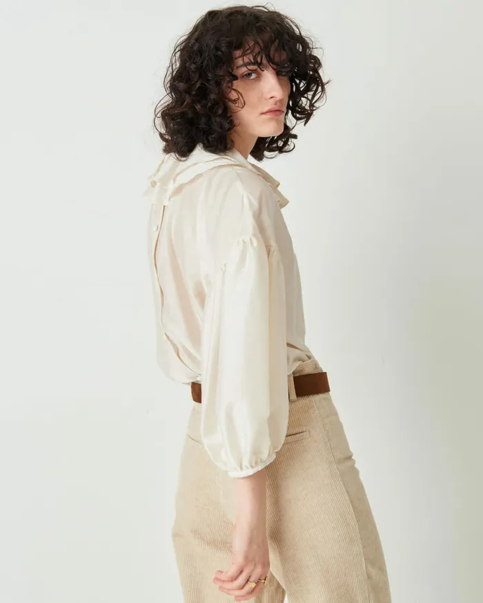 Sessn Womens Shirts And Blouses Bloem Antic White For Sale