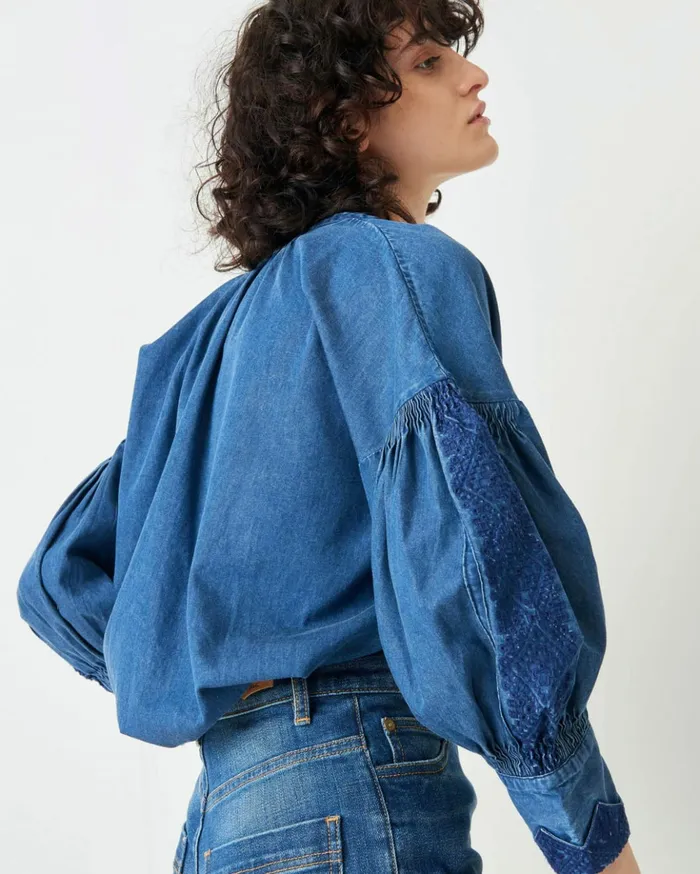 Sessn Womens Shirts And Blouses Mahesha Denim On Sale