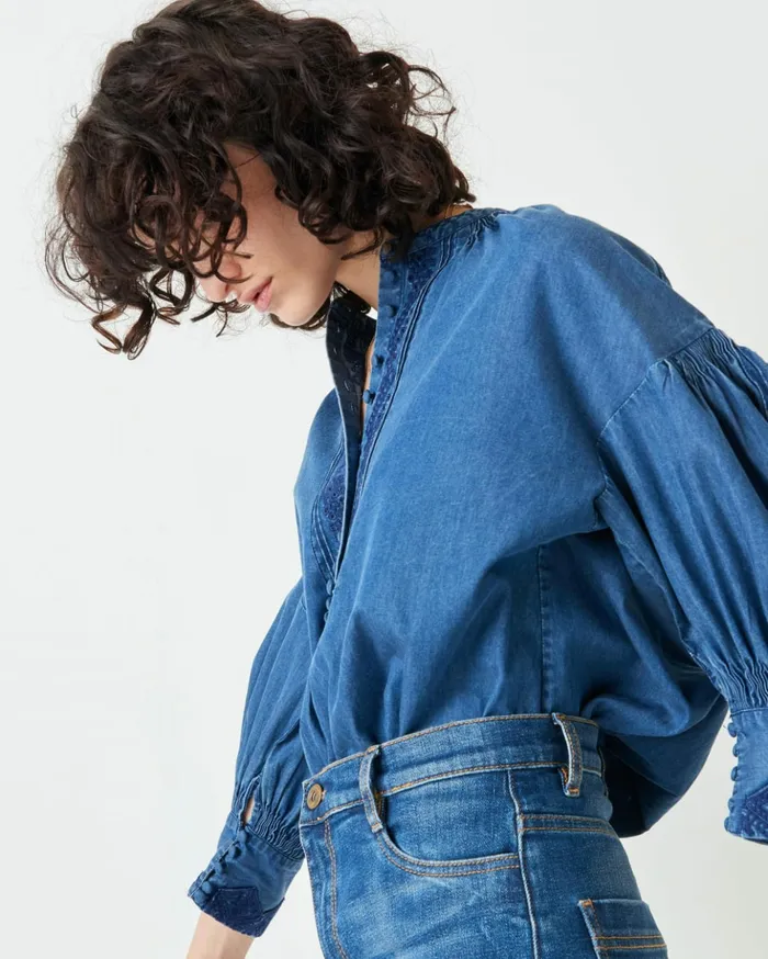 Sessn Womens Shirts And Blouses Mahesha Denim On Sale