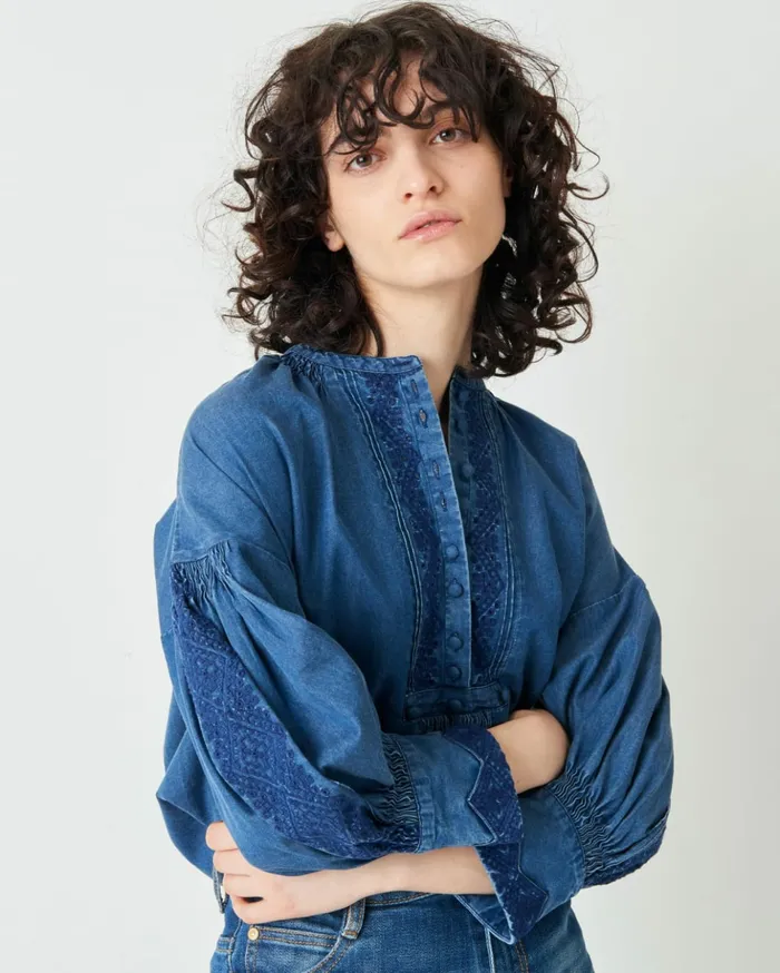 Sessn Womens Shirts And Blouses Mahesha Denim On Sale