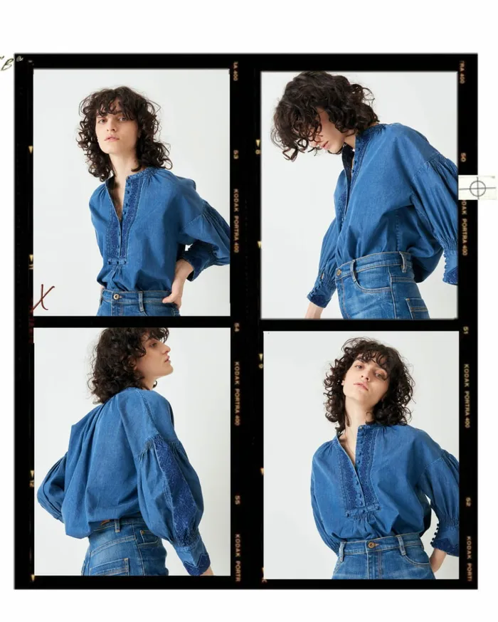 Sessn Womens Shirts And Blouses Mahesha Denim On Sale
