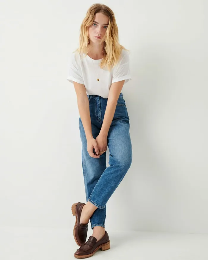 Sessn Womens Trousers Loon pant Vintage Blue