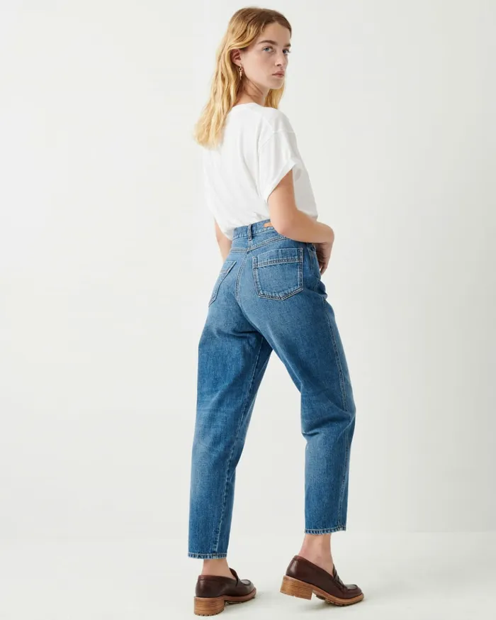 Sessn Womens Trousers Loon pant Vintage Blue