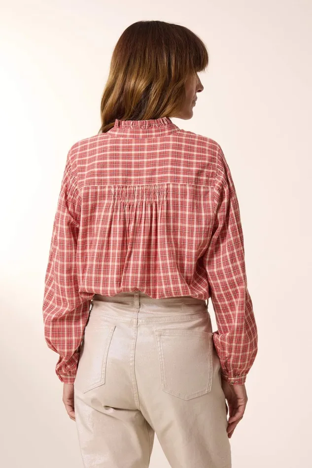Shirts and Blouses Women Leon and Harper Chiara Multi Shirt Red