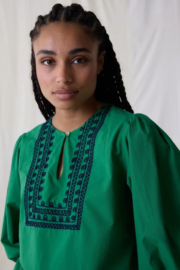 Shirts and Blouses Women Leon and Harper Coquine Plain Shirt Green