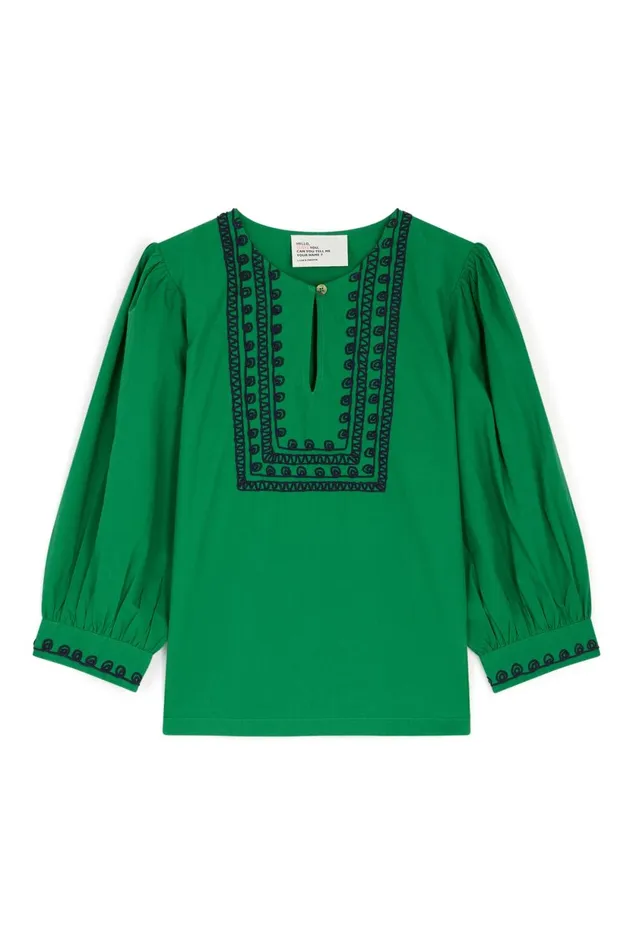 Shirts and Blouses Women Leon and Harper Coquine Plain Shirt Green