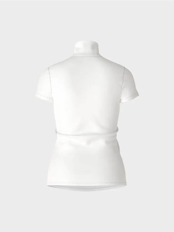 Shirts and Tops Damen Marc Cain Hochgeschlossenes TShirt White