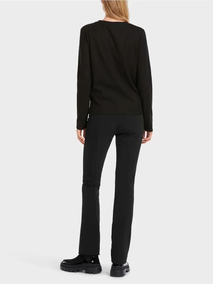 Shirts and Tops Damen Marc Cain TShirt Im SternenDessin Black