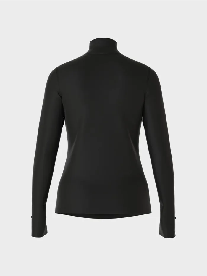 Shirts and Tops Damen Marc Cain TShirt Mit Geschlitztem Rollkragen Black