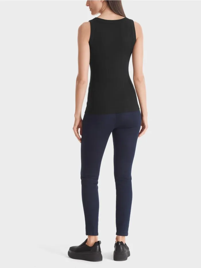Shirts and Tops Damen Marc Cain Tanktop Aus Feinripp Black