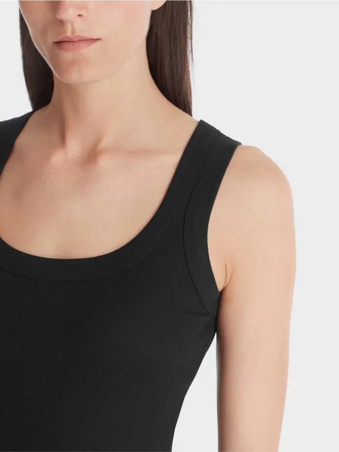 Shirts and Tops Damen Marc Cain Tanktop Aus Feinripp Black