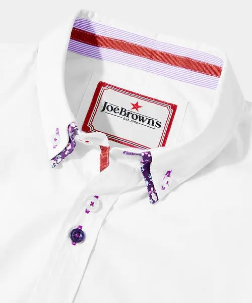 Shirts Apparel Distinctive Double Collar Shirt White Joebrowns Shirts Apparel Distinctive Double Collar Shirt White Joebrowns
