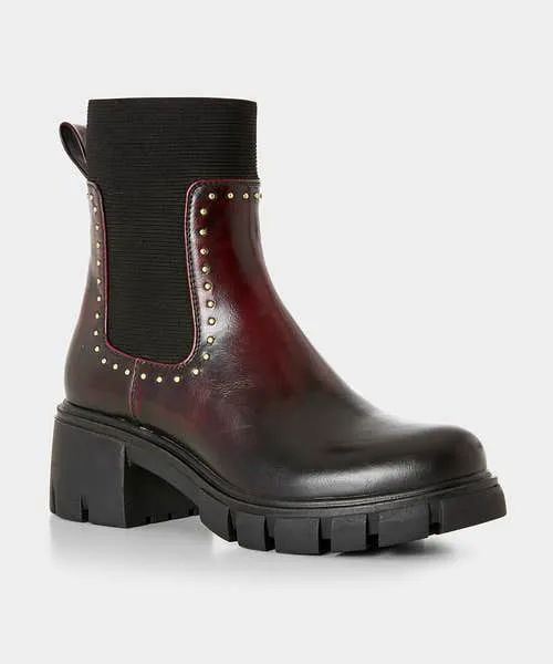 Shoes Sandals and Boots Here And Now Chunky Boots Deep Burgundy Joebrowns Apparel Shoes Sandals and Boots Here And Now Chunky Boots Deep Burgundy Joebrowns Apparel