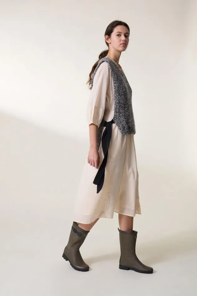 Shoes Women Leon and Harper Rain Boots Khaki