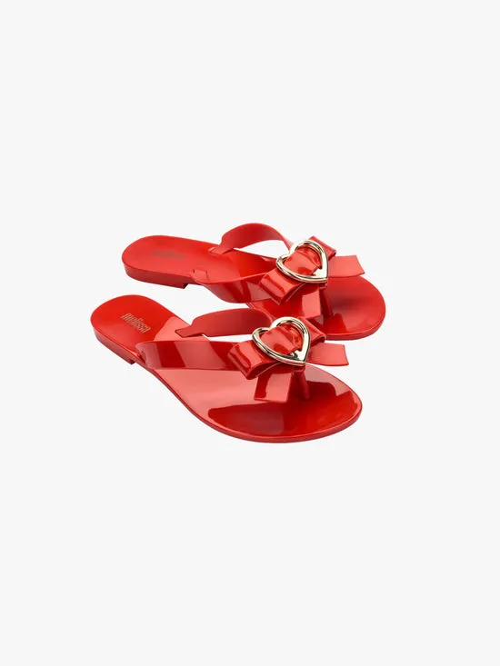 Shoes Women Melissa Harmonic Heart Sandal Red Lisa Says Gah