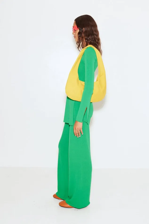Shop Simon Miller 039KNITS BY039 ESSENTIALS Knits By Long Sleeve Zo Zo Top Highland Green