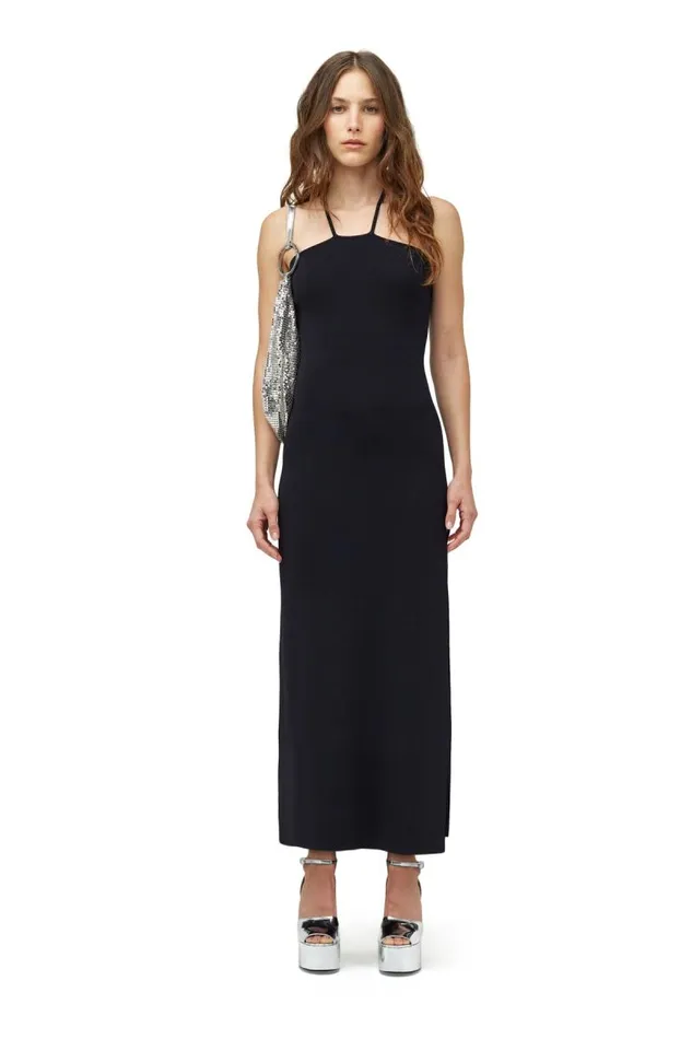 Shop Simon Miller KNITWEAR Knits By Yuma Dress Black