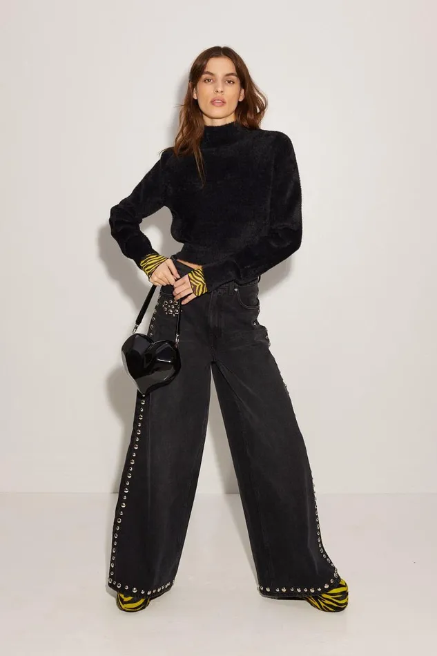 Shop Simon Miller KNITWEAR Oko Sweater Black