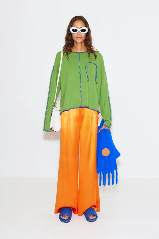 Shop Simon Miller KNITWEAR Reyne Pullover Highland Green