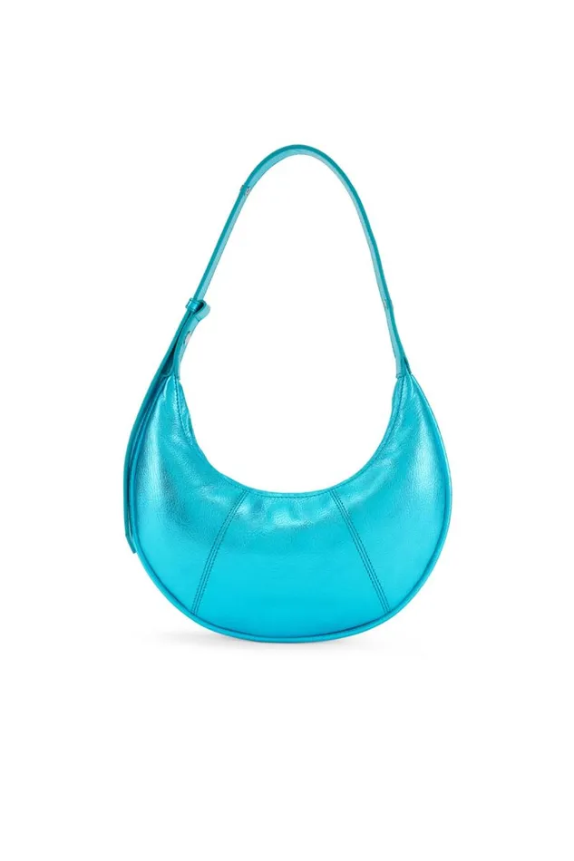 Shop Simon Miller MINI BAGS Mini Dough Bag With Adjustable Strap Suburban Blue