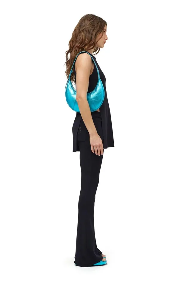 Shop Simon Miller MINI BAGS Mini Dough Bag With Adjustable Strap Suburban Blue