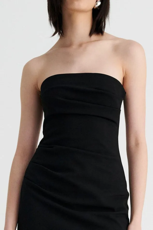 Shop SUBOO Dresses Stella Strapless Mini Dress 8211 Black