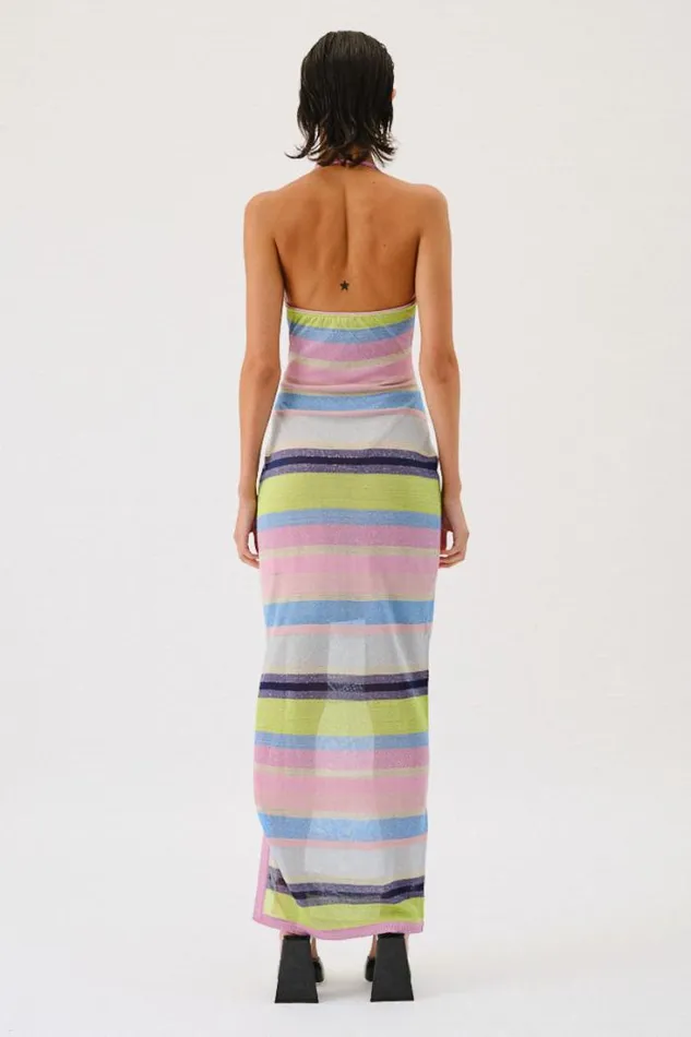 Shop SUBOO Dresses Zephyr Halter Maxi Dress