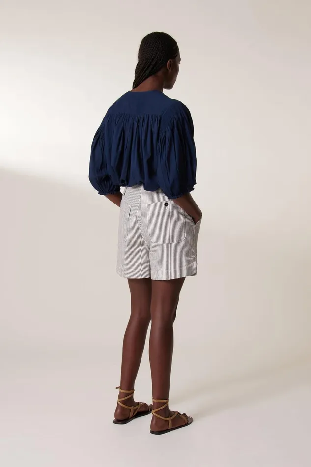 Skirts and Shorts Women Leon and Harper Alfonsa Strp Short Ecru
