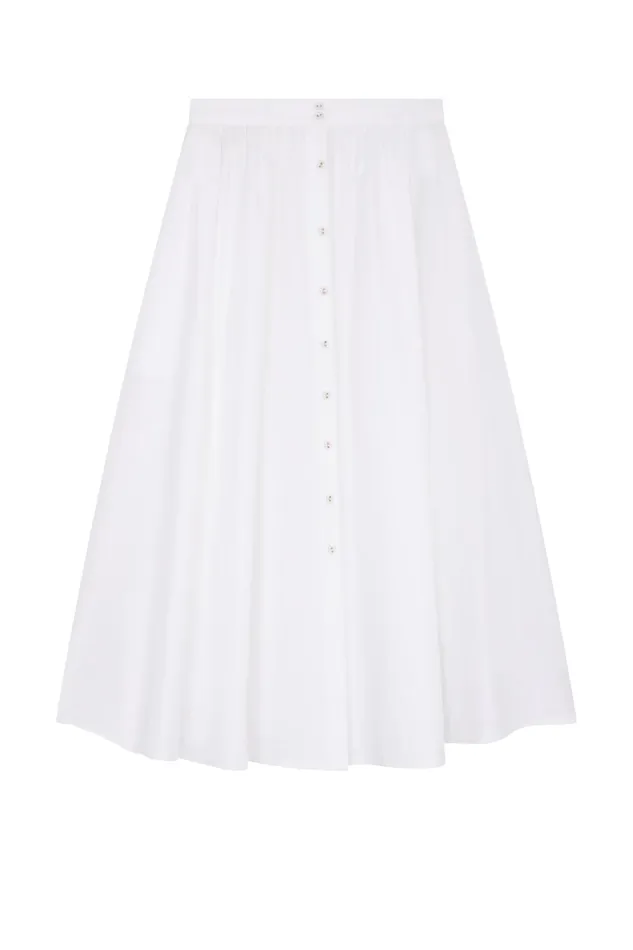 Skirts and Shorts Women Leon and Harper Jeremiah Pl Skirt White