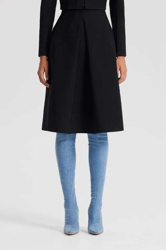 Skirts Scanlan Theodore Women MILANO PLEAT SKIRT BLACK