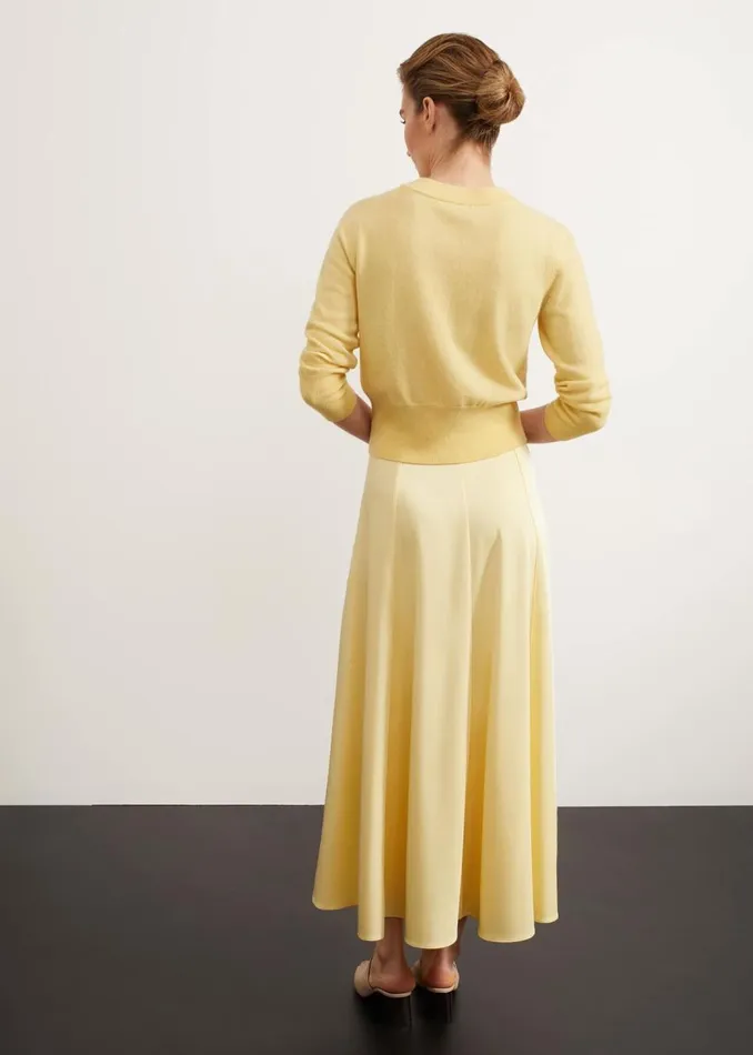 Skirts Women HOBBS Charteris Skirt Pale Yellow