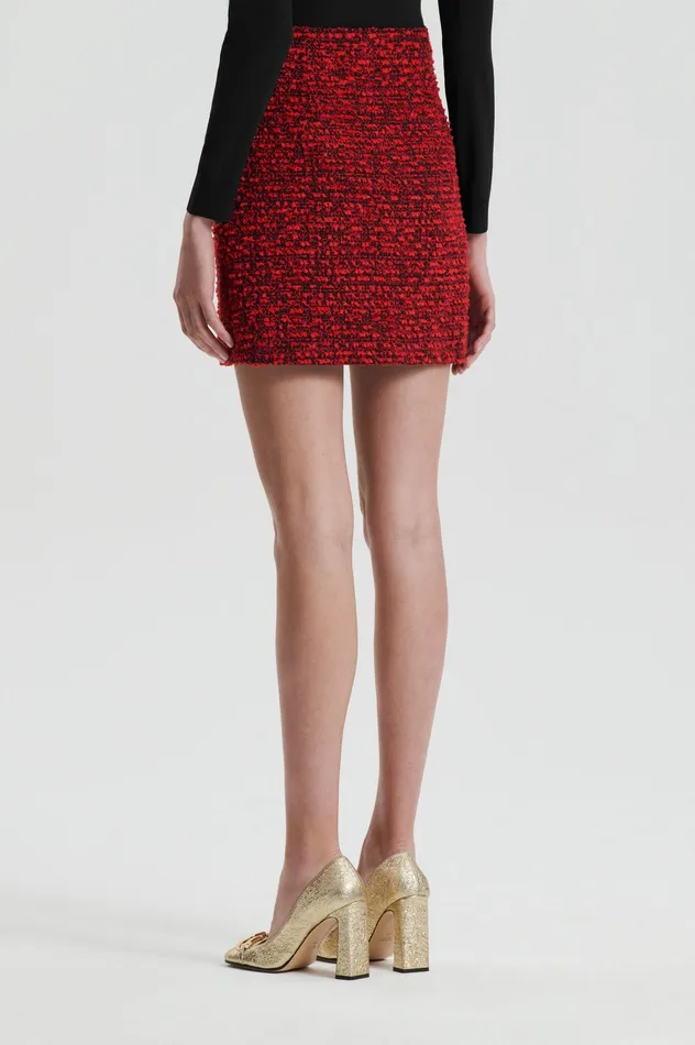 Skirts Women Scanlan Theodore BOUCLE MINI RED