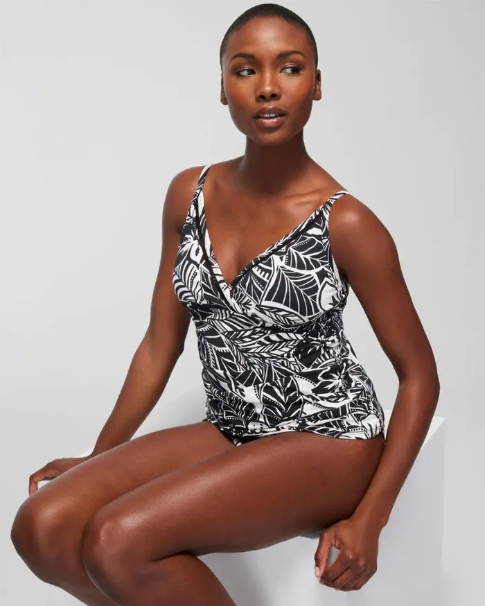 Soma Bleu Rod Ciao Bella Tankini Black Women Swim