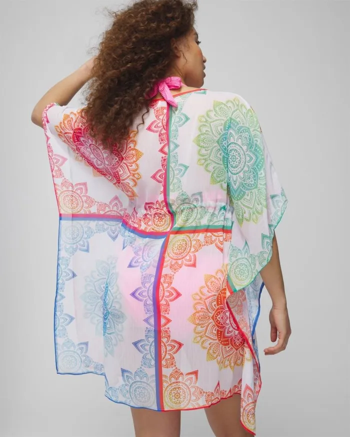 Soma Bleu Rod Let The Sun Shine Caftan CoverUp Multi Women Swim