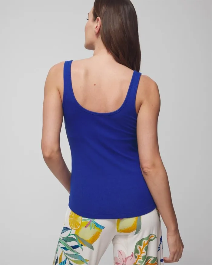 Soma Cool Nights Ribbed Tank Majesty Blue Women Matching Sets and Separates