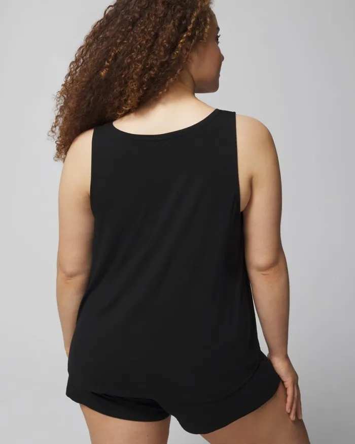 Soma Cool Nights VNeck Tank Limelight Women Matching Sets and Separates