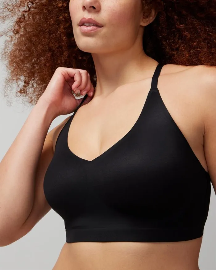 Soma Enbliss Racerback Lace Bralette Black Women Bras