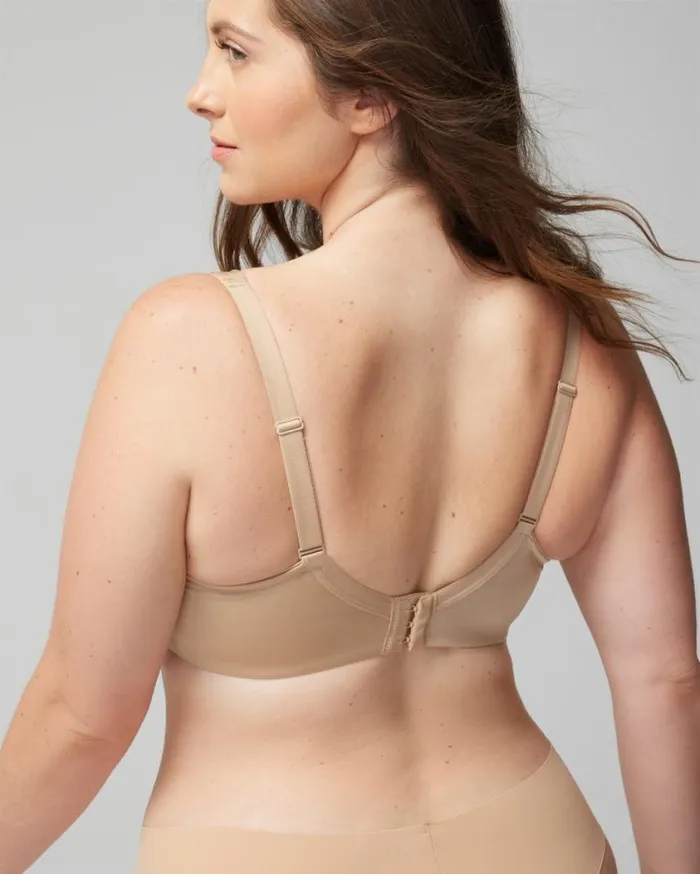 Soma Stunning Support Smooth Balconette Bra Clay Rose Women Bras