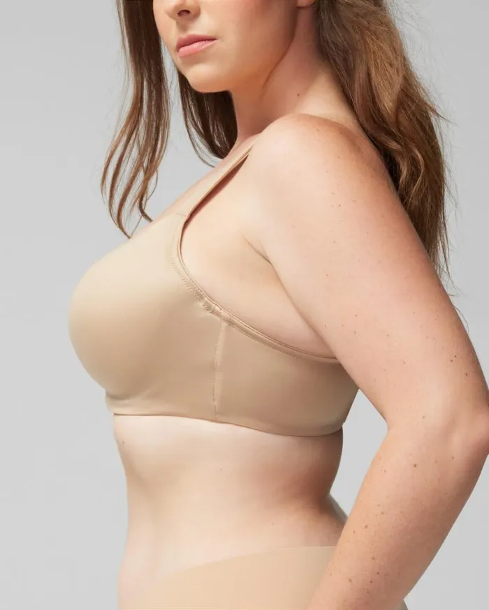 Soma Stunning Support Smooth Balconette Bra Clay Rose Women Bras