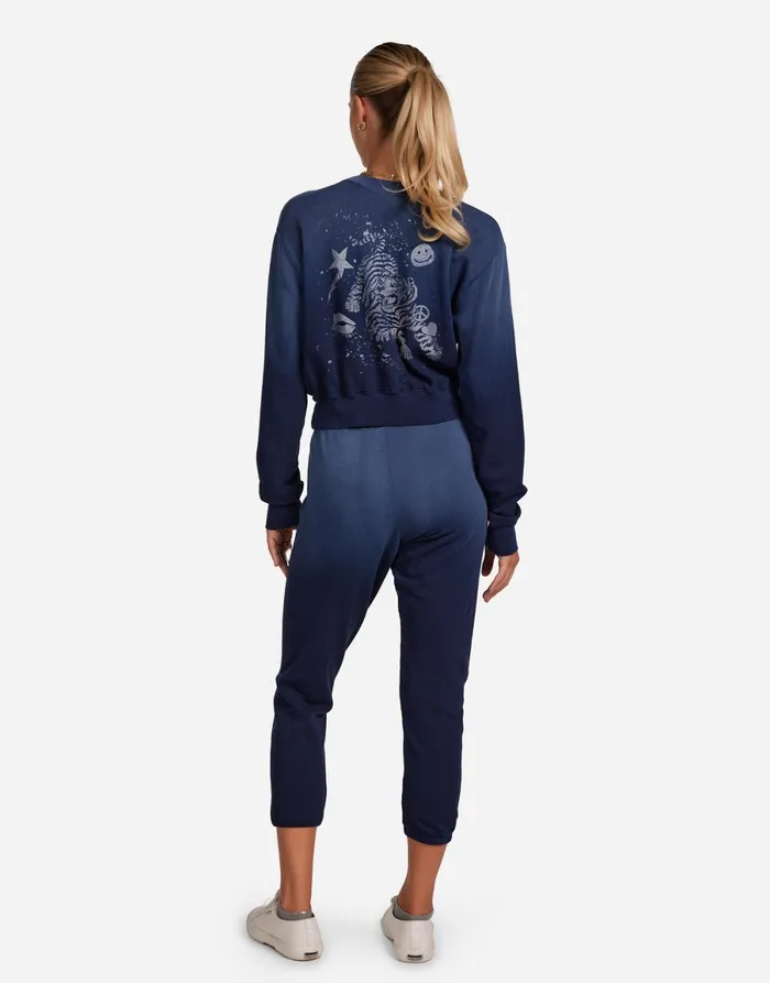 Spalding Tiger Elements Navy Ombre Women039s Lauren Moshi Long Sleeve