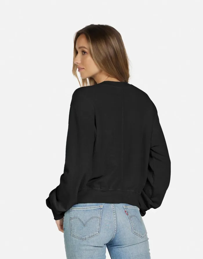 Spalding X Crystal Shark Black Women039s Lauren Moshi Long Sleeve