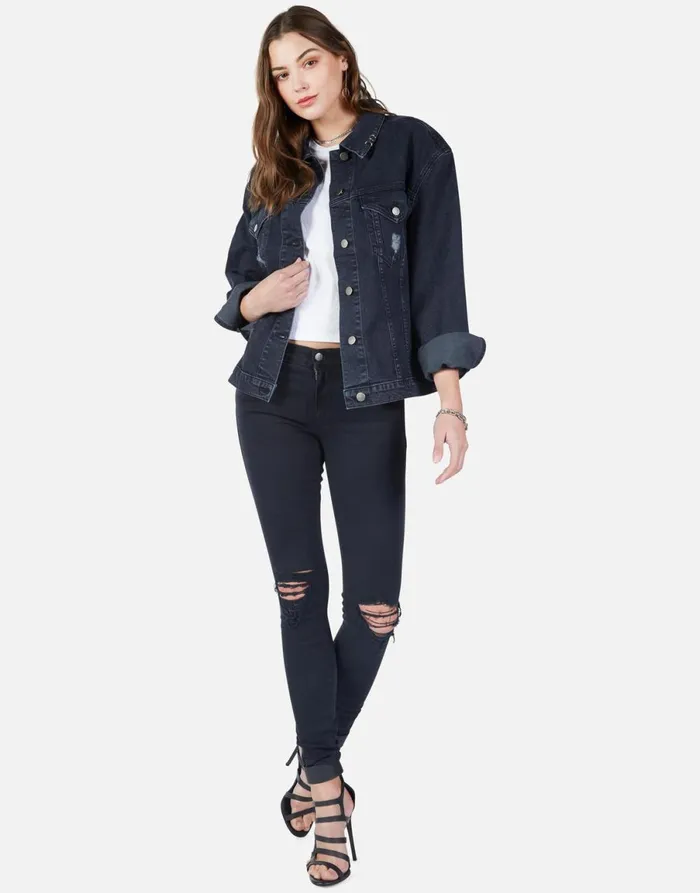 Spencer Lucky In Love Vintage Black Women039s Lauren Moshi Jackets
