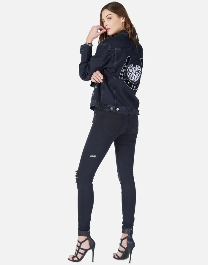 Spencer Lucky In Love Vintage Black Women039s Lauren Moshi Jackets