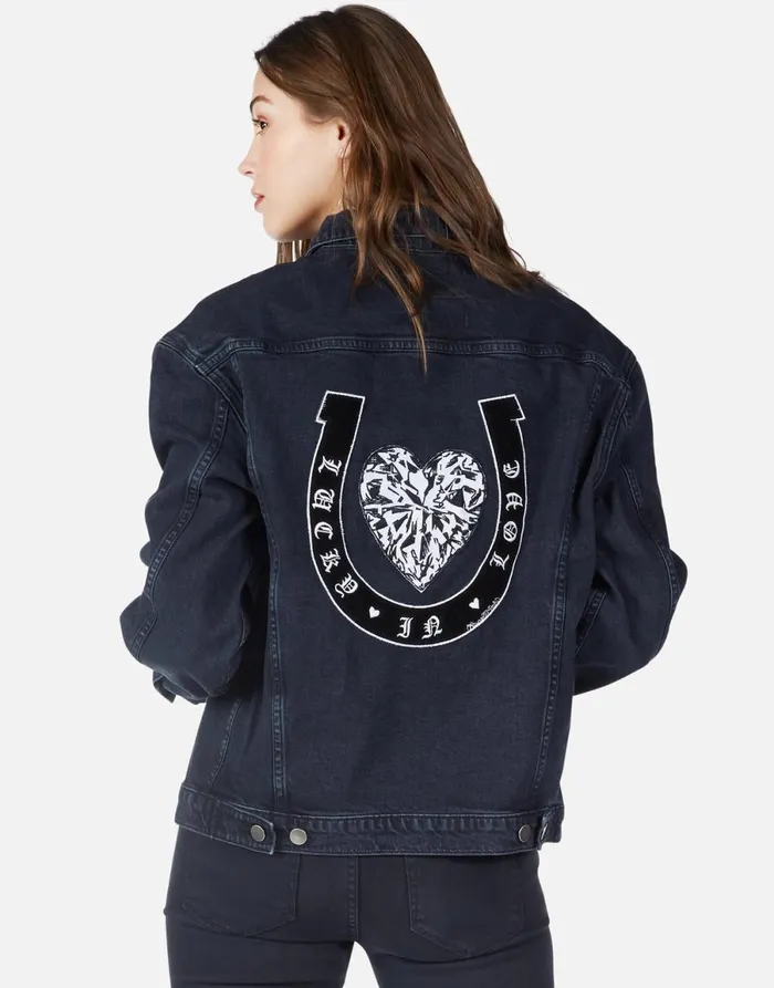 Spencer Lucky In Love Vintage Black Women039s Lauren Moshi Jackets