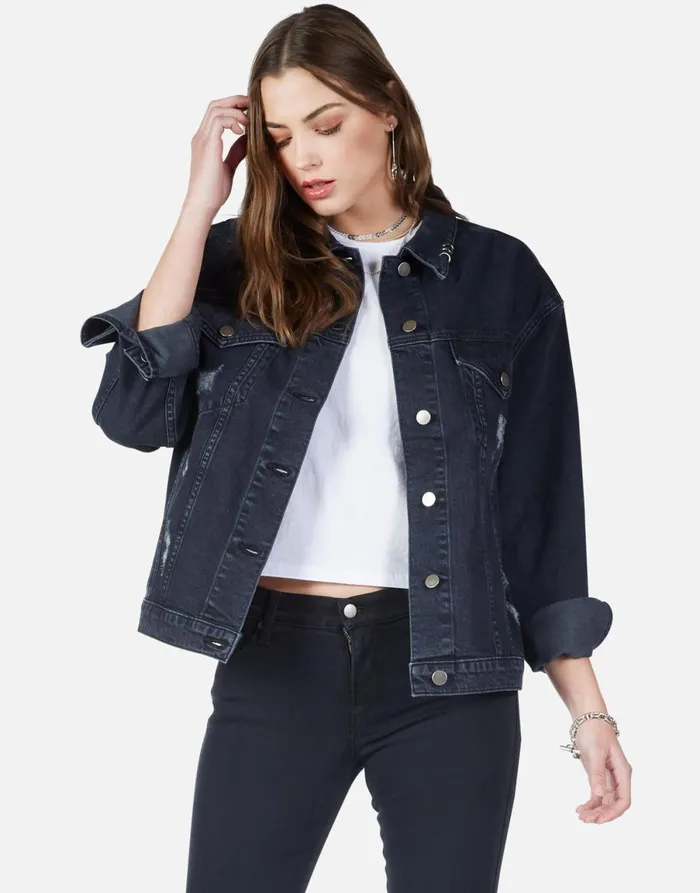 Spencer Lucky In Love Vintage Black Women039s Lauren Moshi Jackets