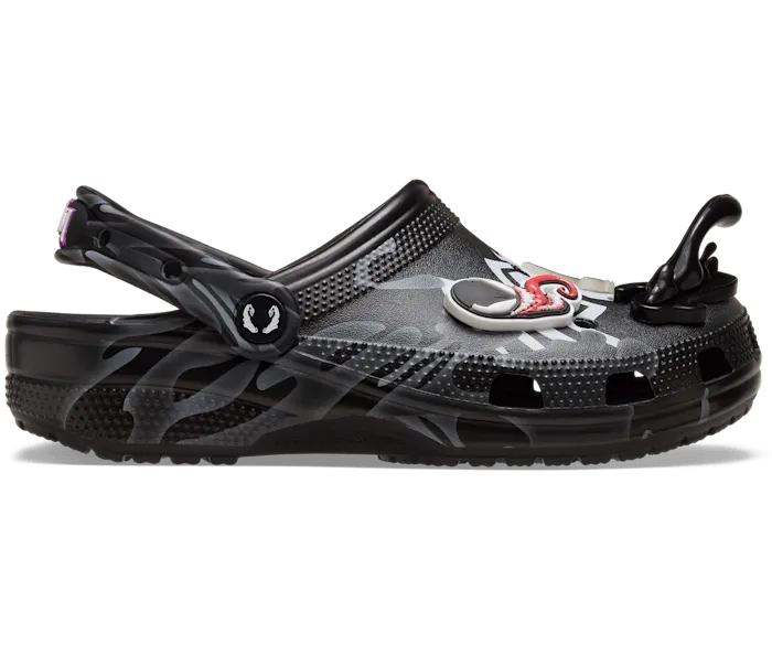 SpiderMan Venom Classic Clog Black Women Crocs Clogs