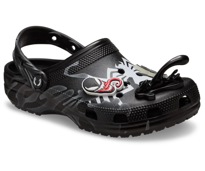 SpiderMan Venom Classic Clog Black Women Crocs Clogs