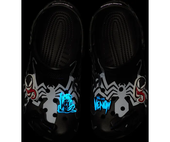 SpiderMan Venom Classic Clog Black Women Crocs Clogs
